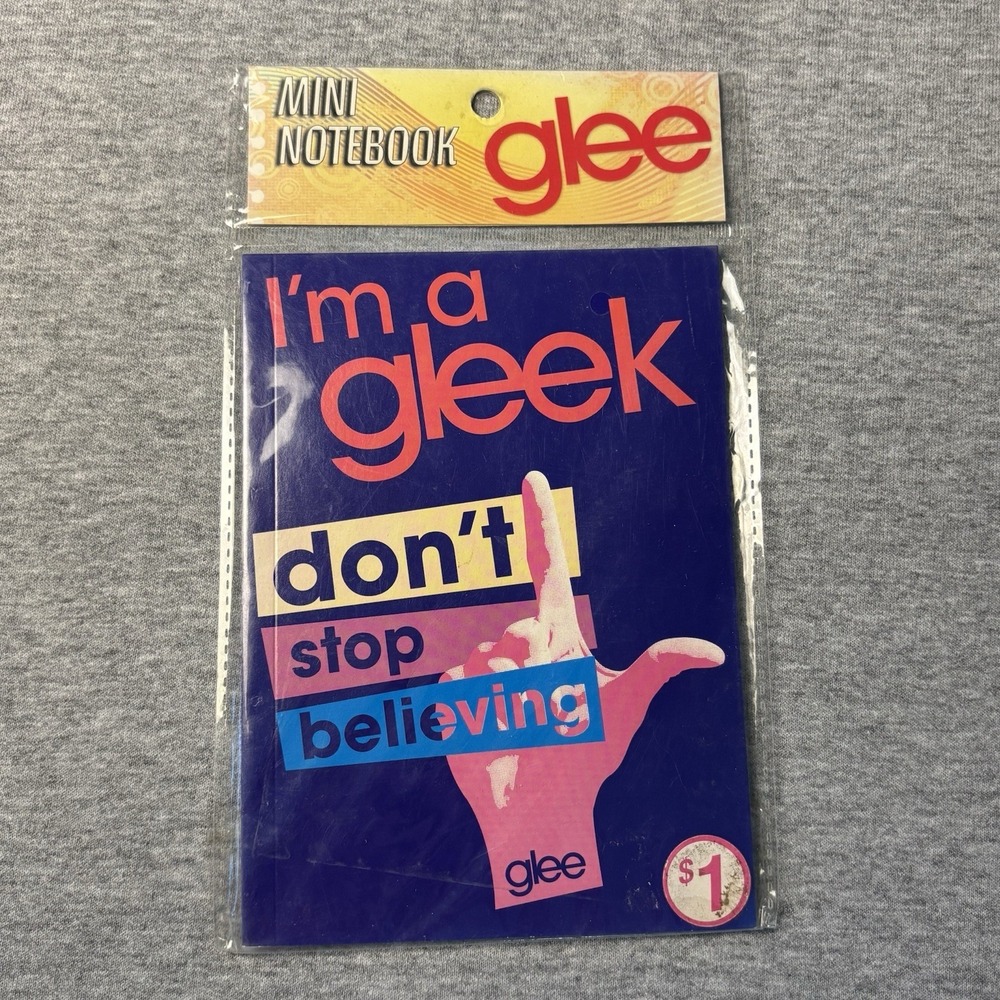 Glee TV Show Mini Notebook Lea Michele Cory Monteith I'm A Gleek New Sealed